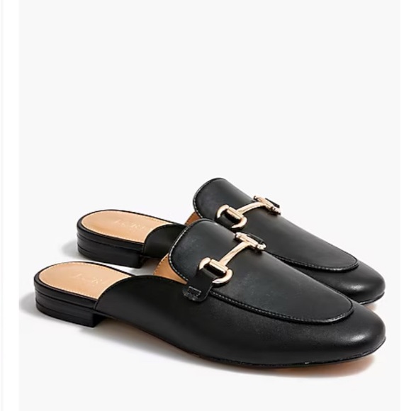 J. Crew Black Mule Loafers Size 8 NWT - Picture 3 of 12